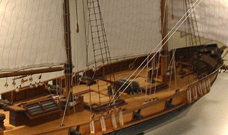 Deck view of our 'Captain Class' Baltimore Clipper