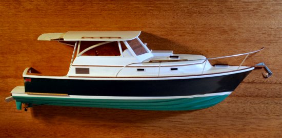 BlueStar 29.9 half hull yacht model