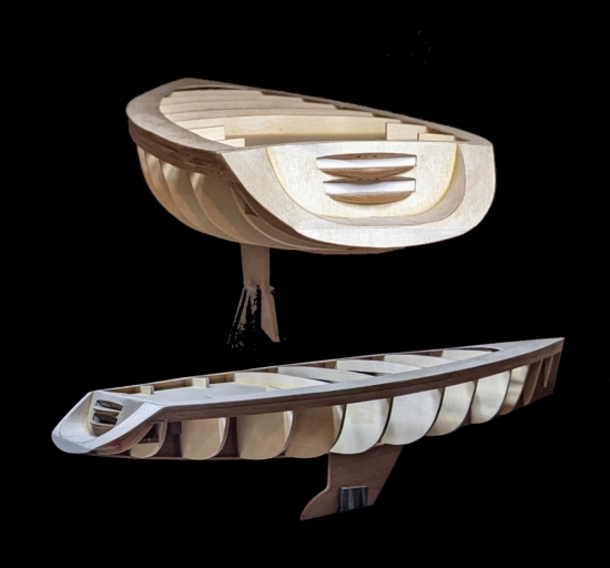 Image of the structure of a Jeanneau 54 DS model