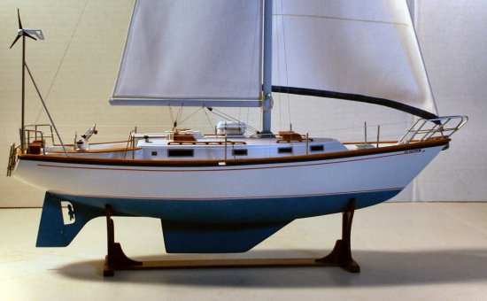 Image of sailboat model