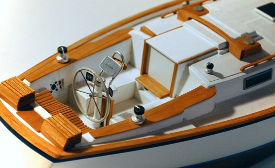 Image of sailboat helm