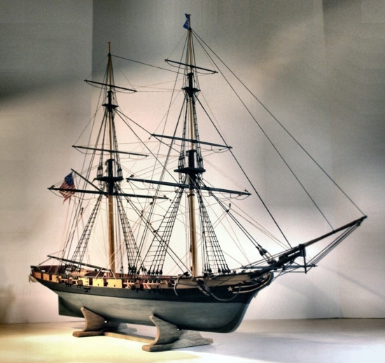 image of brig model