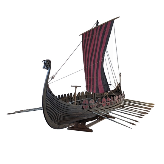 Image of Viking longship model