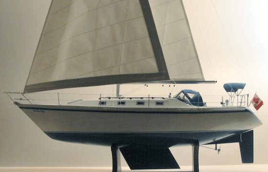 CS 36T sailboat model - Port View CS 36T sailboat model - Port View