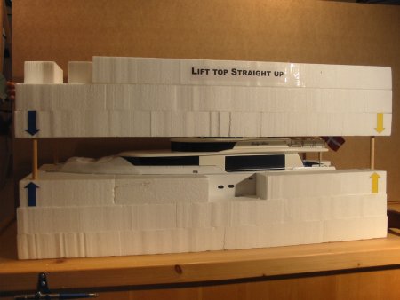 Completely Encased in Foam