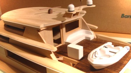 Superstructure of a Johnson 87' Yacht model 