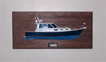 BlueStar 36.6 MKII Half Hull mounted on the wall