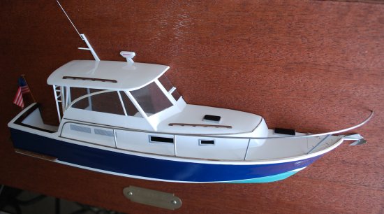 BlueStar 29.9 half hull yacht model
