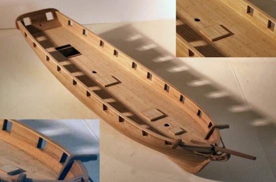Image of model hull
