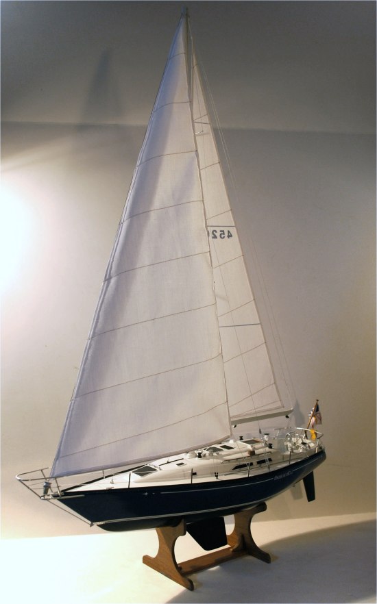 C&C 40 - custom model yacht - full sail