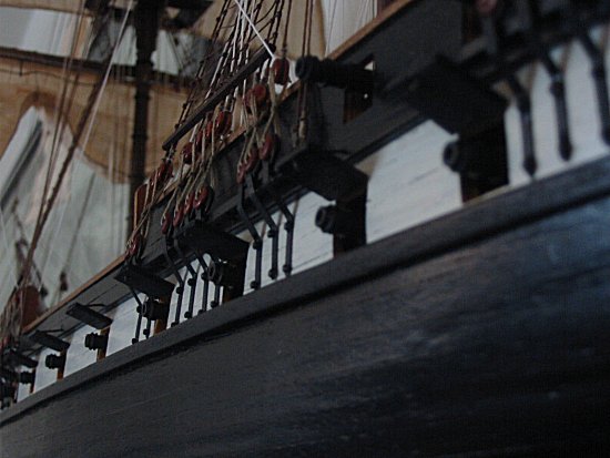 USS Constellation chain plates and shrouds