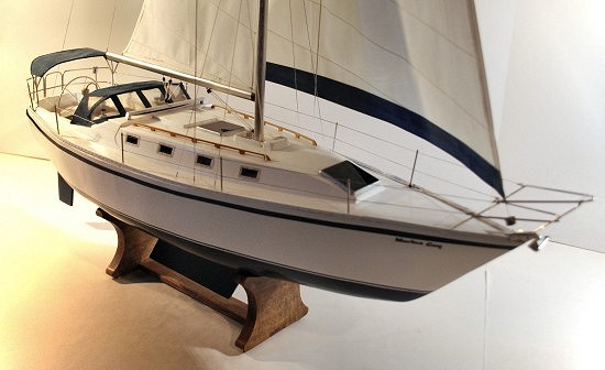 image of sailboat model