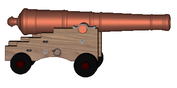 24 pounder ship's cannon
