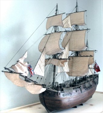 HMS Endeavour - scale model