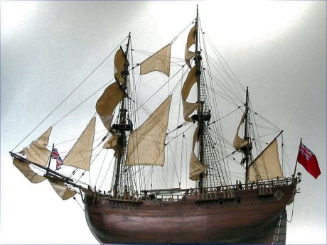 Port-side view - 'Captain Class' Endeavour