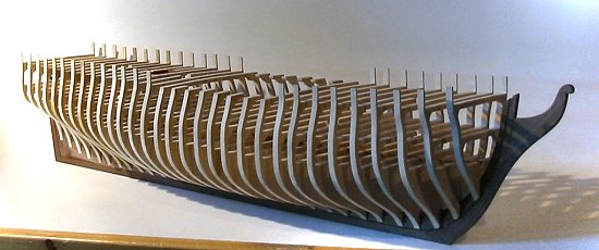 wood model ship building