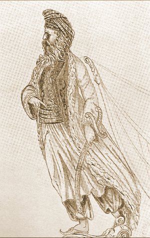 Arab warrior figurehead