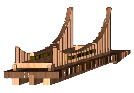 Wooden ship building way'