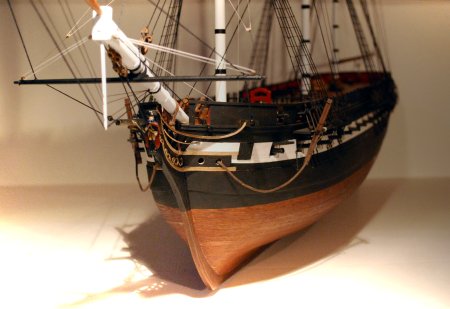 USS Pesident - bow and figurehead view