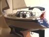 Stern view of 1:16 scale CS 36T yacht model
