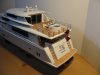 Stern view of spa and bar on 1:38 scale Johnson 103 super-yacht model